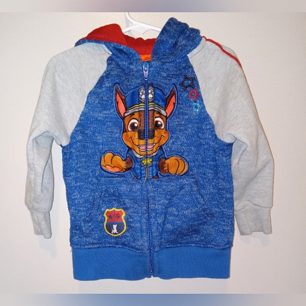 Paw Patrol Toddler Boys 3T Jacket  Fleece Full Zipper